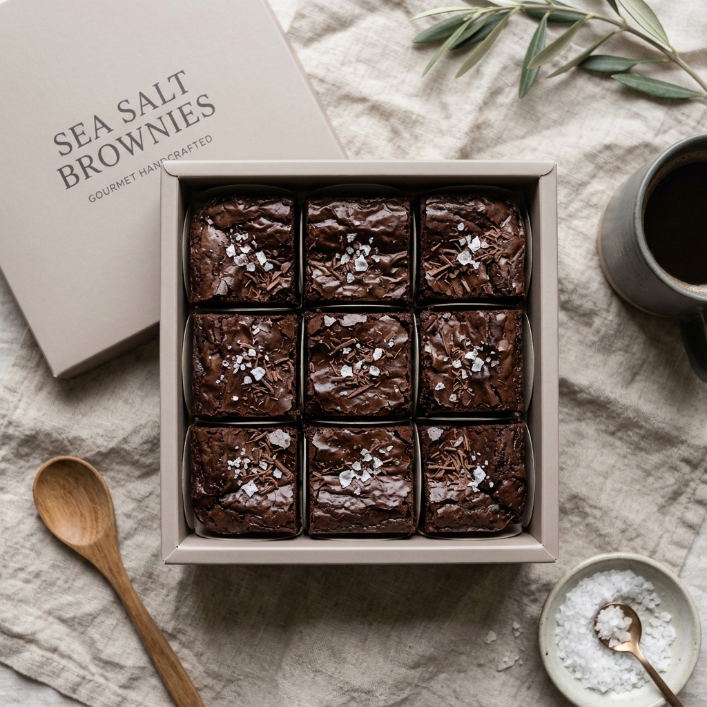 Sea Salt Brownie Box